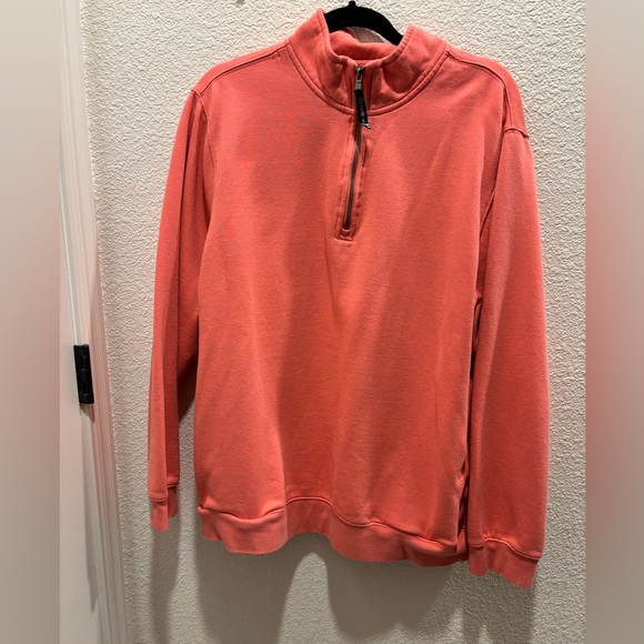 XL Pink Charles River Quarter Zip - Picture 1 of 3
